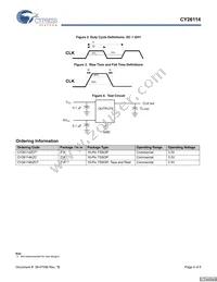 CY26114KZCT Datasheet Page 4