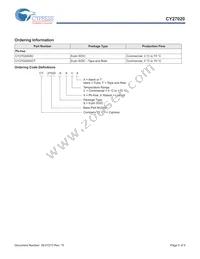 CY27020SXCT Datasheet Page 5