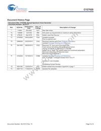 CY27020SXCT Datasheet Page 8