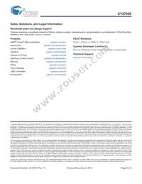 CY27020SXCT Datasheet Page 9