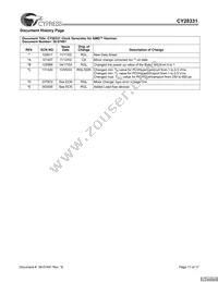 CY28331OXCT Datasheet Page 17