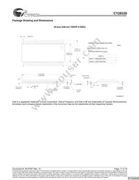 CY28339ZXCT Datasheet Page 17