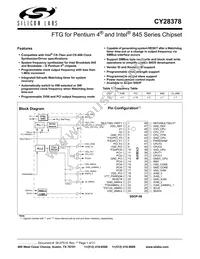 CY28378OXCT Cover