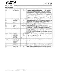 CY28378OXCT Datasheet Page 3