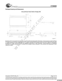 CY28405OXCT Datasheet Page 18