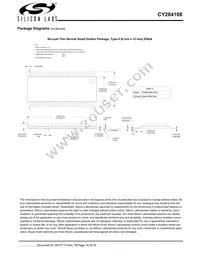 CY284108ZXCT Datasheet Page 16