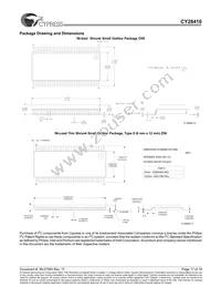 CY28410ZXCT Datasheet Page 17