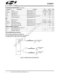 CY28411ZXCT Datasheet Page 16