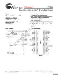 CY28412OXC Cover