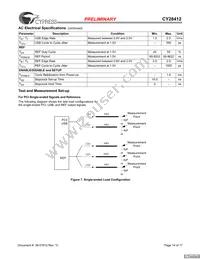 CY28412OXC Datasheet Page 14