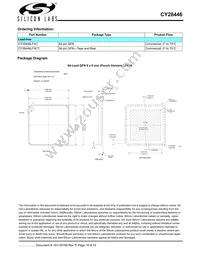 CY28446LFXCT Datasheet Page 19