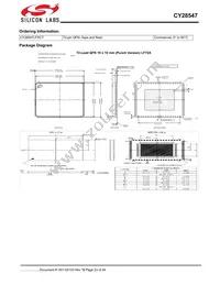 CY28547LFXCT Datasheet Page 23