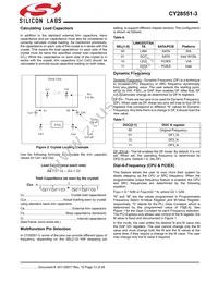 CY28551LFXC-3T Datasheet Page 13