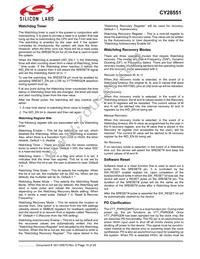 CY28551LFXCT Datasheet Page 15