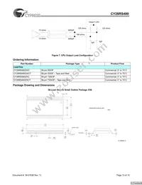 CY28RS480ZXCT Datasheet Page 13