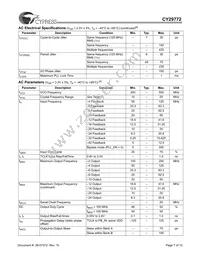 CY29772AXIT Datasheet Page 7