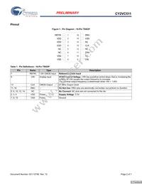 CY2VC511ZXC Datasheet Page 2