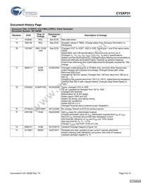 CY2XP31ZXCT Datasheet Page 9