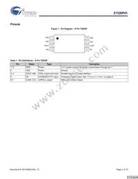 CY2XP41ZXCT Datasheet Page 3