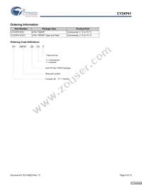 CY2XP41ZXCT Datasheet Page 8