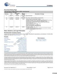 CY2XP41ZXCT Datasheet Page 10