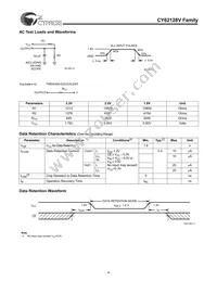 CY62128VLL-70ZC Datasheet Page 4