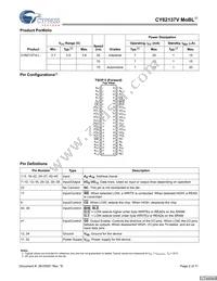 CY62137VLL-70ZXET Datasheet Page 2