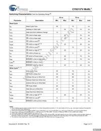 CY62137VLL-70ZXET Datasheet Page 5