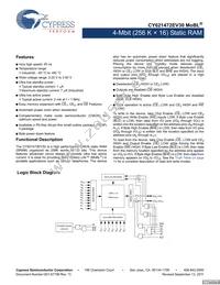 CY621472EV30LL-45ZSXI Datasheet Cover