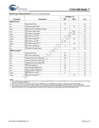 CY62148BLL-70ZI Datasheet Page 4