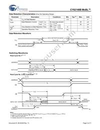 CY62148BLL-70ZI Datasheet Page 5