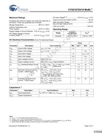 CY62167DV18LL-55BVXIT Datasheet Page 3