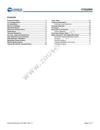 CY62256NLL-55SNXI Datasheet Page 2