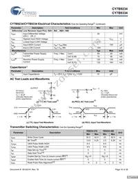 CY7B9234-270JXCT Datasheet Page 10