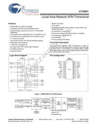 CY7B951-SXIT Datasheet Cover