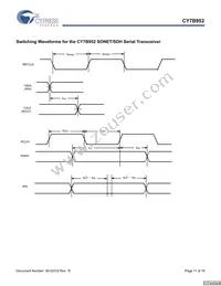 CY7B952-SXCT Datasheet Page 11