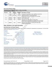 CY7B9910-7SXCT Datasheet Page 10