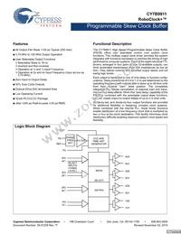 CY7B9911-5JCT Datasheet Cover