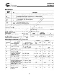 CY7B9920-5SI Datasheet Page 2
