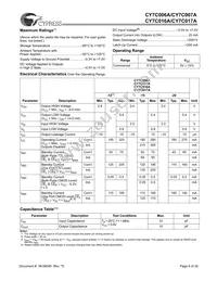 CY7C006A-15AXCT Datasheet Page 6