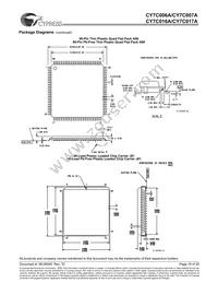 CY7C006A-15AXCT Datasheet Page 19