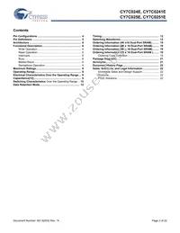CY7C0241E-25AXCT Datasheet Page 3