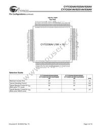 CY7C024AV-15AXI Datasheet Page 4