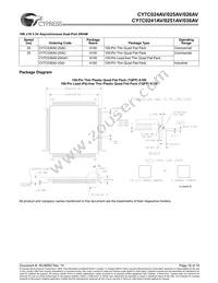 CY7C024AV-15AXI Datasheet Page 18