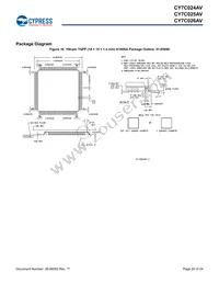 CY7C024AV-20AXCT Datasheet Page 20