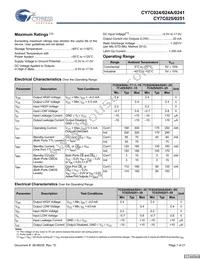 CY7C025-25AC Datasheet Page 7
