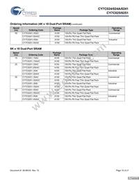 CY7C025-25AC Datasheet Page 19