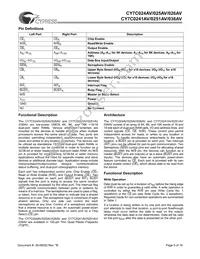 CY7C025AV-20AC Datasheet Page 5