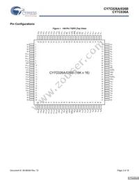 CY7C026A-15AXC Datasheet Page 2