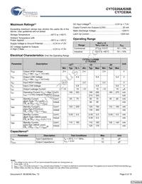 CY7C026A-15AXC Datasheet Page 6